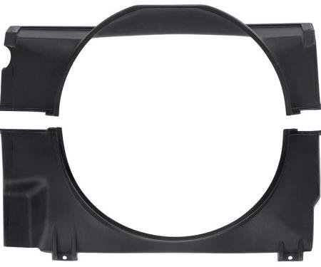 1982-85 Camaro, Fan Shroud Set, 305H, 305-7, 5.0-S, Upper & Lower, with Air Conditioning, 2 Piece Set