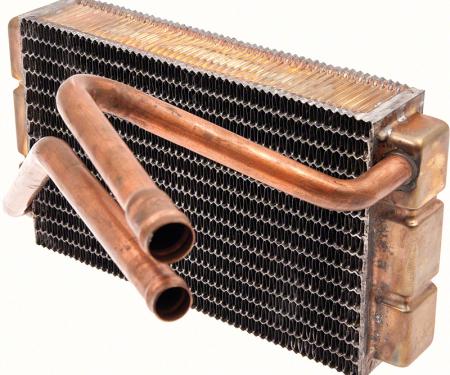 1967-72 Chevrolet, GMC Pickup, Blazer, Jimmy, Suburban, Heater Core Assembly, with AC, Copper / Brass, Measures, 9-1/4" x 6-3/8" x 2"