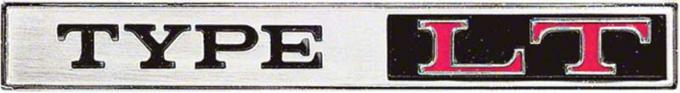 OER 1974-76 Camaro Type LT Sail Panel/Rear Panel Emblem with Mounting Pins 9633382