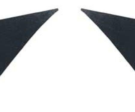 OER 1968-69 Camaro / Firebird Black Bedford Ribbed Grain Inner Sail Panels EM68101