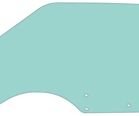 1969-70 Mustang, Fastback, Door Glass, Tinted, Bolt-In Style, Driver Side