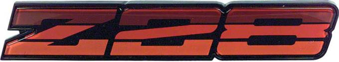 OER 1982-84 Camaro Z28 Red Lower Rocker Panel Emblem 20336591