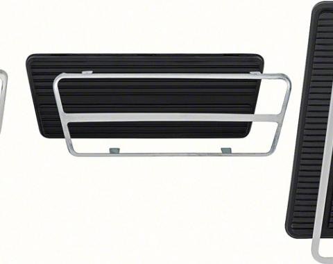 OER 1969-81 GM Pedal Pad and Trim Plate Kit, Auto Trans, 6 Piece Kit, Various Models *R5002