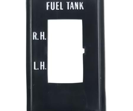 1976-80 Chevy, GMC C/K Pickup, Dash Fuel Selector Switch Bezel Plate, for Auxiliary Fuel Tank Selector Switch