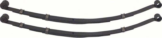 OER 1967-69 Camaro Z/28, Firebird 400, Nova, Rear Leaf Springs, 4 Leaf, Spring Rate 126 lbs, Pair *RL12
