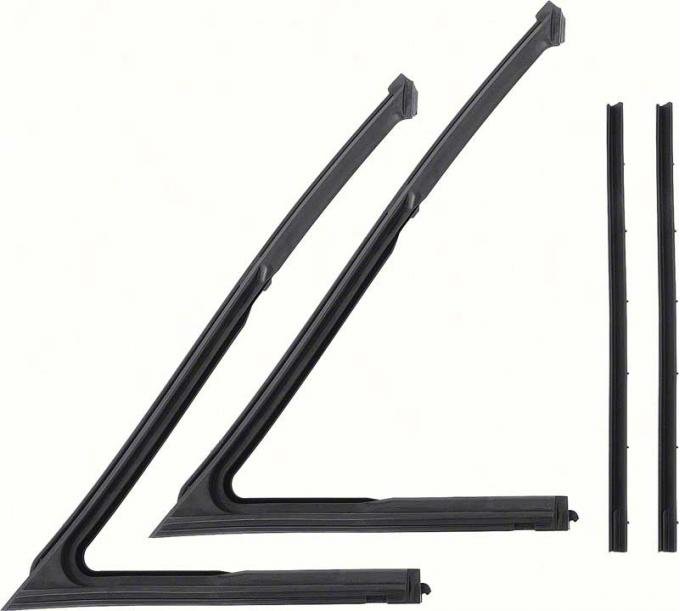 OER 1962-67 Chevy II, Nova Vent Frame Window Weatherstrip, Sedan, Station Wagon, Pair N4252