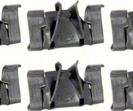 OER 1967-69 Camaro / Firebird Convertible 10 Piece Well Molding Clip Kit *R749