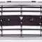 1999-02 GMC Sierra, Yukon, Front Grill Assembly, Chrome Shell with Black Insert