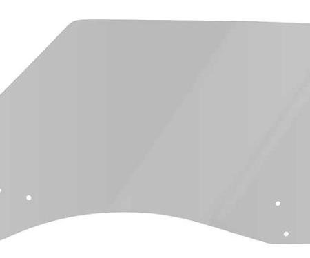 1968-69 Camaro, Firebird, Door Glass, Smoke Gray Tint, LH Driver Side