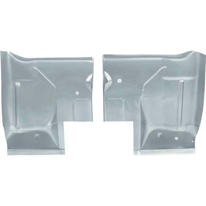 OER 1967-69 F-Body Under Rear Seat LH/RH Floor Pans *RPM28