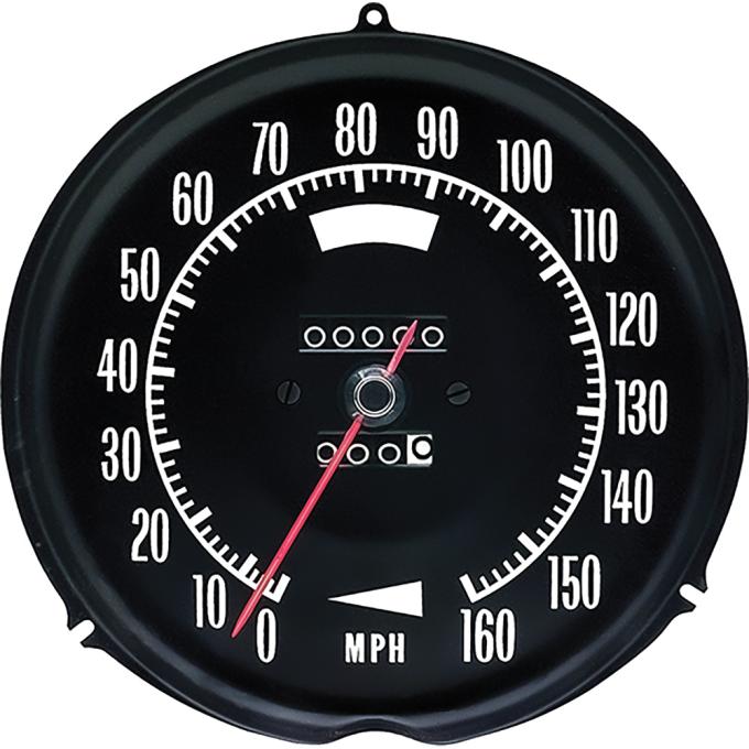 OER 1972-74 Chevrolet Corvette, Speedometer, 160 MPH 6496850