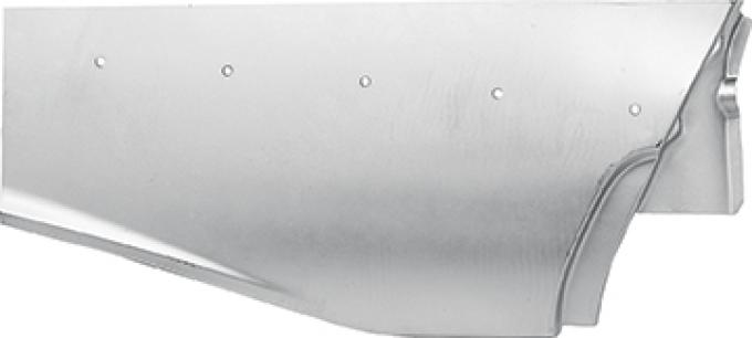 OER 1957 Chevy Bel Air, 150, 210, Lower Rear Quarter Repair Panel, LH Drivers Side, Weld-Thru Coating TF400977