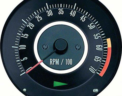 OER 1967 Camaro Z28 or 396/375HP Tachometer with 6000 Red Line 6468911