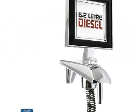 1981-86 Chevrolet, GMC C/K, 1987-91 R/V Truck, Blazer, Jimmy Suburban, Hood Ornament, 6.2 Litre Diesel