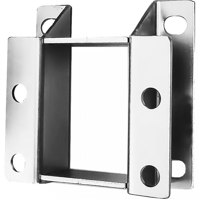 OER Power Brake Booster Bracket, For Flat Firewall Mounting, Fits Boosters With 3-3/8" Square Bolt Pattern, Silver Zinc Plating 154829C