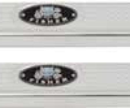 OER 1955-57 Chevrolet Door Sill Plates - 2 Door - Pair TF100262