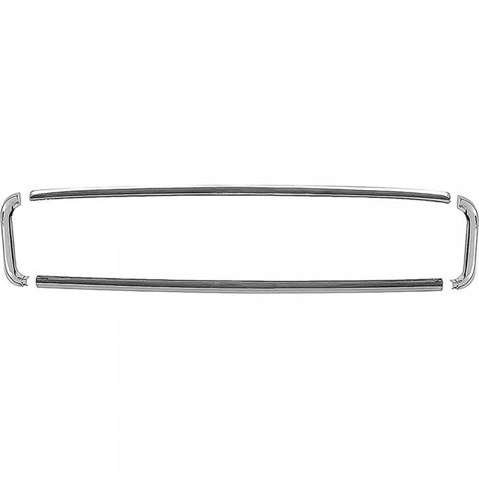 OER 1955 Chevrolet Bel Air, 150, 210, Nomad, Front Grill Molding Set, 4 Piece TF400007A