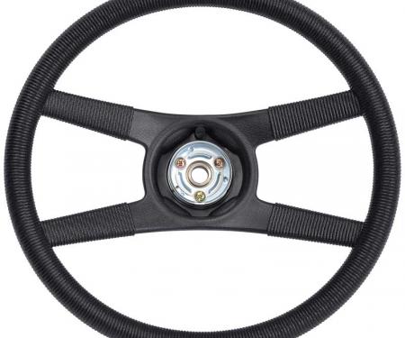 1978-81 Camaro Z 28, Steering Wheel, 4 Spoke, with Rope Wrapping Design