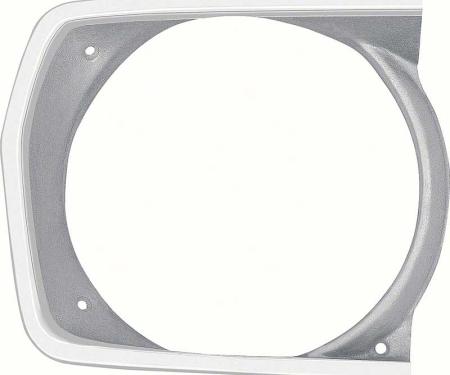 OER 1970-72 Plymouth A-Body Headlamp Bezel - RH - Argent Silver 3443222
