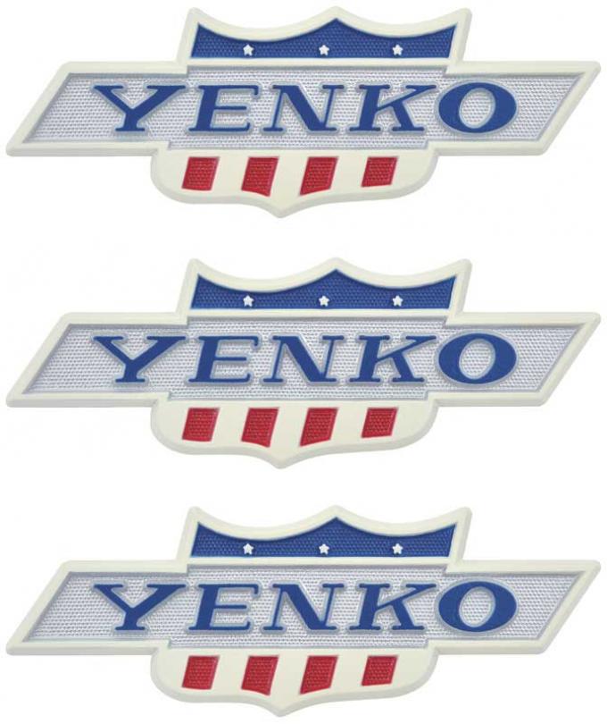 OER Yenko Front Fender and Rear Panel Emblem , 3 Piece Set *881250