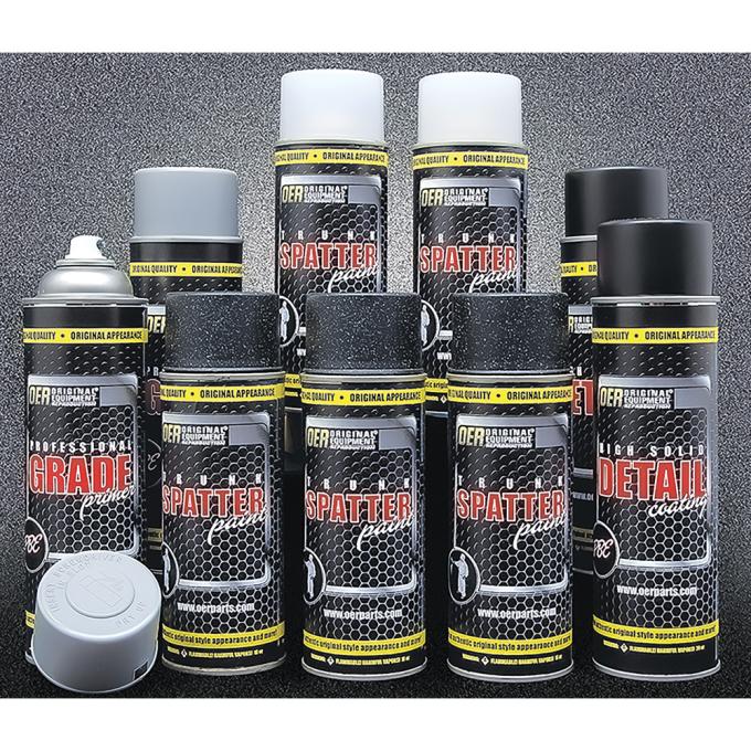 Black and Gray Trunk Refinishing Kit with Self Etching Gray Primer