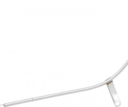 1982-85 Chevrolet Small Block, V8 305/350, Chrome Oil Dip Stick And Tube, 24-1/2" Long