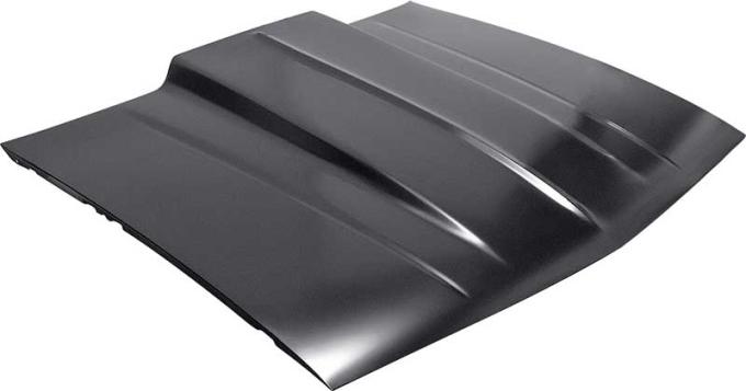 OER 1982-92 Camaro, Cowl Induction Hood, Stamped Steel, with 2" Rise & Center Ridge, EDP Coated 152810