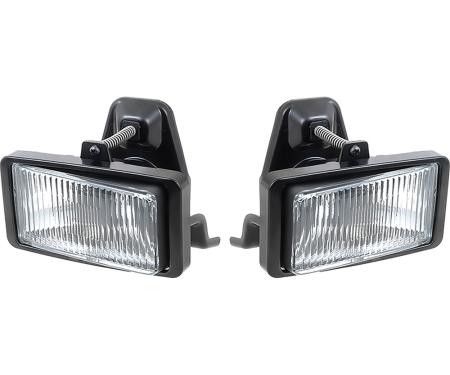 1985-92 Camaro Iroc-Z, Z28, Fog Light Assemblies, with Brackets, RH & LH, Pair