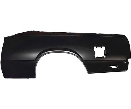 1978-87 El Camino, Caballero, Rear Quarter Panel Skin, without Sail Panel, LH Driver Side