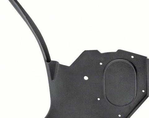 1970-81 Camaro, Firebird, Interior Kick Panel, with Air Conditioning, Drivers Side, Black