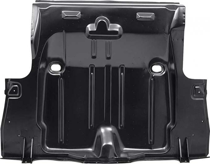 OER 1969 Camaro, Firebird, Complete Trunk Floor, for Deep Tubs, with Black EDP Coated 152850A