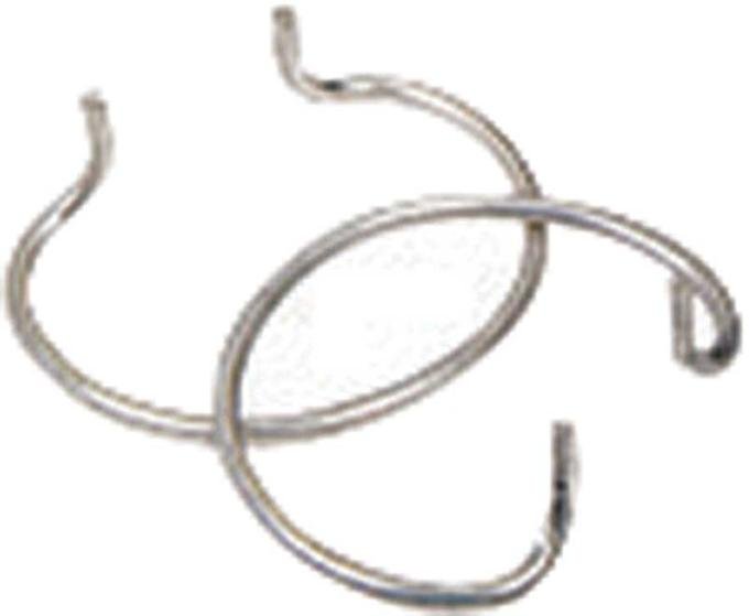 1960-1976 Dodge, Plymouth A, B, E Body, Torsion Bar Boot Lock Clips, Pair