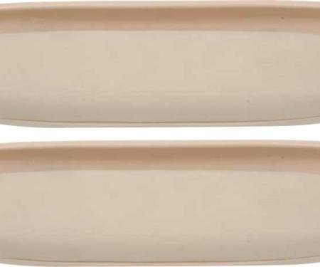 OER 1957 Chevrolet Bel Air, 150, 210, Arm Rest Pad Assembly, 2 & 4 Door Hardtop, Sedan, Beige Pair TF125066