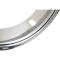 OER 14" X 7" Rallye Wheel Trim Ring, 3" Deep, Polished Stainless Steel Finish MW900
