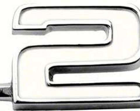 1969 Camaro, Nova, Impala, Caprice, Bel Air, Biscayne, "427" Front Fender Emblem, Each