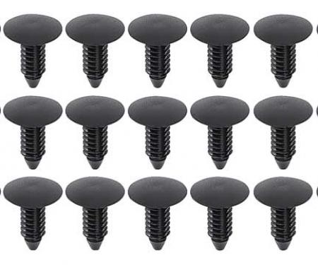 OER Nylon Push-In Retainer Clip 5/16" Black - Bulk Set Of 25 Pcs *C15319