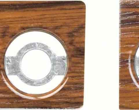 OER 1969 Camaro Cherrywood Radio Dash Plates K152