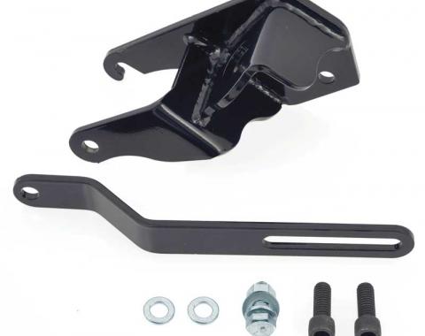 1955-59 Chevy Bel Air, 150, 210, Truck, Power Steering Pump Bracket Set, V8, Short Water Pump, Low LH, Original Front Mount