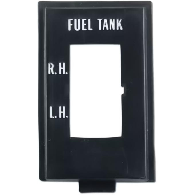1976-80 Chevy, GMC C/K Pickup, Dash Fuel Selector Switch Bezel Plate, for Auxiliary Fuel Tank Selector Switch
