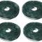 Mastic Sealer Washers, 1-3/4" Diameter, Seals Pal Nuts And Clip Nuts to Body Panel, 4 Piece Set