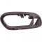 1995-2002 Chevy, GMC Pickup, SUV, Inner Door Handle Bezel, w/Power Door Lock Hole, Manual Window, Red, RH Passenger Door