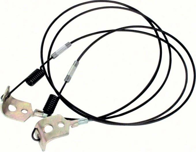 OER 1967-69 Camaro / Firebird Convertible Top Hold Down Cables 7639095