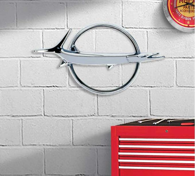 OER 14" X 8" Barracuda Fish Painted Metal Sign PS500103
