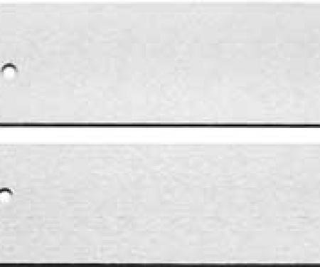 OER 1981-87 Chevy, GMC Pickup, Blazer, Jimmy, Suburban, Billet Door Panel Inserts, with Door Panel Straps, Pair T6153