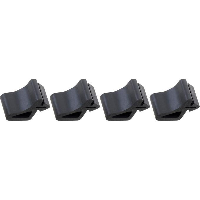 OER 1962-65 Chevy II, Nova, Hood Side Rubber Bumpers, 4 Piece Set 3790654