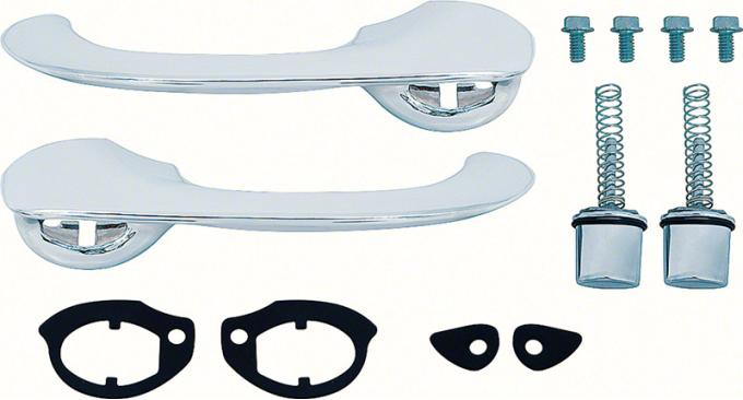 OER 1962-65 Chevy II, Nova, Front Outer Door Handle Set, 2 or 4 Door Models R5050