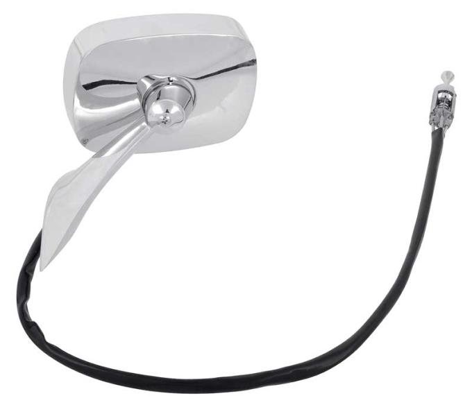 1969 Camaro, Corvair, Remote Outer Door Mirror Assembly, with Cable, LH Drivers Side
