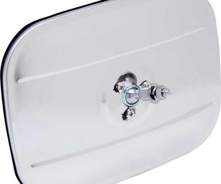 1947-72 Chevy, GMC Pickup Blazer, Jimmy, Suburban, Rectangular Door Mirror Head, Stainless Steel