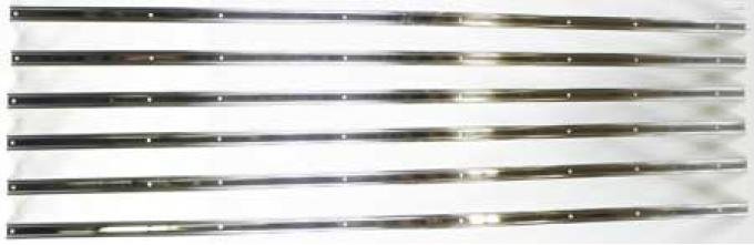 Chevy Truck Bed Strips, Short Bed/Step Side, Polished Stainless Steel, 1973-1987