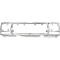 OER 1978-79 Ford Pickup Truck, Bronco, Front Grille Shell, Polished Anodized Aluminum TR8200KR